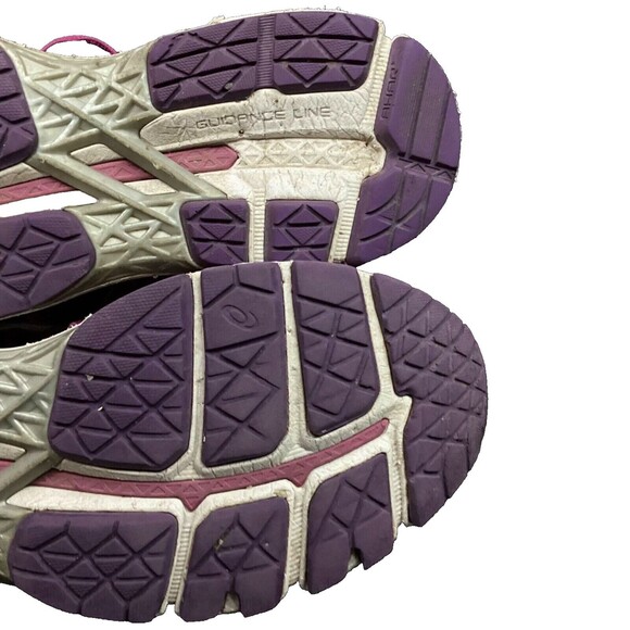ASICS Gel-Kayano 22 - Women's Sz 10 - Purple & Pink Running/Jogging Shoes- T597N - Picture 8 of 9